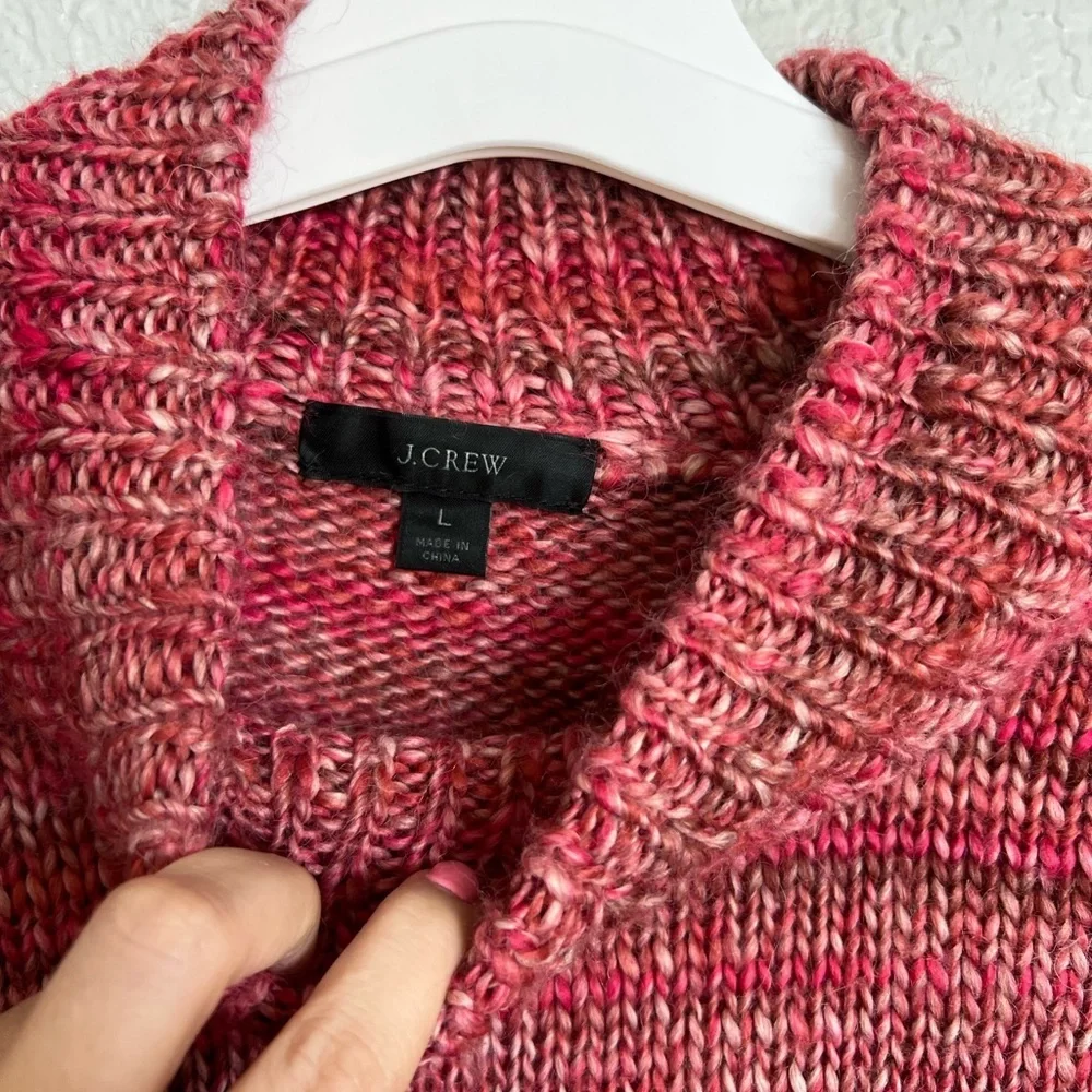 J. Crew Space-dyed Mockneck Sweater